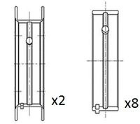FAI AutoParts BM1037-STD - Cojinete de cigüeñal