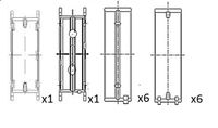 FAI AutoParts BM1064-STD - Cojinete de cigüeñal