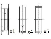 FAI AutoParts BM1009-020 - Cojinete de cigüeñal