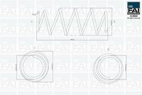 FAI AutoParts FPCS104 - Muelle de suspensión