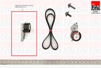 FAI AutoParts TBK104 - Juego de correas dentadas