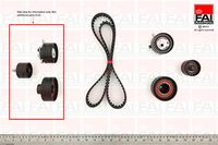 FAI AutoParts TBK149 - Juego de correas dentadas