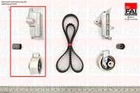 FAI AutoParts TBK168 - Juego de correas dentadas