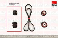 FAI AutoParts TBK174 - Juego de correas dentadas