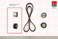 FAI AutoParts TBK219 - Juego de correas dentadas