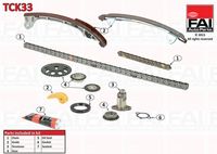 FAI AutoParts TCK33 - Juego de cadena de distribución