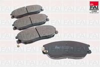 FAI AutoParts BP710 - Juego de pastillas de freno