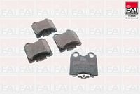 FAI AutoParts BP641 - Juego de pastillas de freno