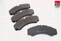 FAI AutoParts BP506 - Juego de pastillas de freno