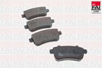 FAI AutoParts BP399 - Juego de pastillas de freno