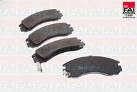 FAI AutoParts BP229 - Juego de pastillas de freno