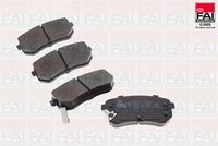 FAI AutoParts BP273 - Juego de pastillas de freno
