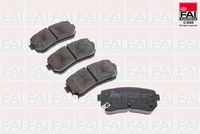 FAI AutoParts BP268 - Juego de pastillas de freno