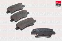 FAI AutoParts BP263 - Juego de pastillas de freno