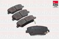 FAI AutoParts BP259 - Juego de pastillas de freno