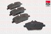 FAI AutoParts BP255 - Juego de pastillas de freno