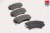 FAI AutoParts BP230 - Juego de pastillas de freno