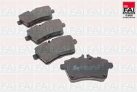 FAI AutoParts BP408 - Juego de pastillas de freno