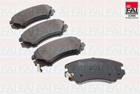 FAI AutoParts BP389 - Juego de pastillas de freno