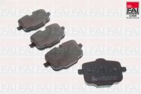 FAI AutoParts BP367 - Juego de pastillas de freno