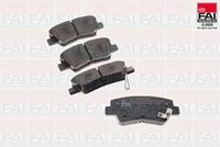 FAI AutoParts BP328 - Juego de pastillas de freno