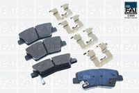 FAI AutoParts FPBP282 - Juego de pastillas de freno
