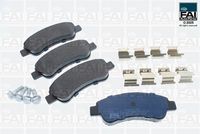 FAI AutoParts FPBP212 - Juego de pastillas de freno