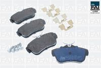 FAI AutoParts FPBP162 - Juego de pastillas de freno