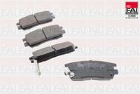FAI AutoParts BP684 - Juego de pastillas de freno