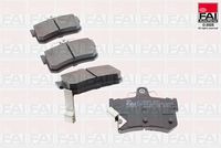 FAI AutoParts BP658 - Juego de pastillas de freno