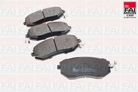 FAI AutoParts BP513 - Juego de pastillas de freno
