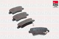 FAI AutoParts BP481 - Juego de pastillas de freno