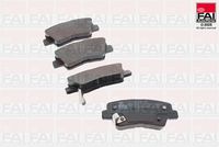 FAI AutoParts BP468 - Juego de pastillas de freno