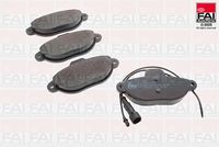 FAI AutoParts BP463 - Juego de pastillas de freno
