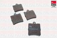 FAI AutoParts BP449 - Juego de pastillas de freno