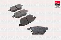 FAI AutoParts BP415 - Juego de pastillas de freno