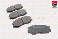 FAI AutoParts BP636 - Juego de pastillas de freno