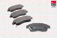 FAI AutoParts BP617 - Juego de pastillas de freno