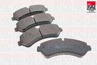 FAI AutoParts BP611 - Juego de pastillas de freno