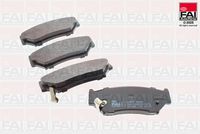 FAI AutoParts BP607 - Juego de pastillas de freno