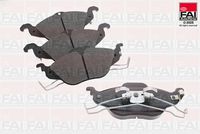 FAI AutoParts BP597 - Juego de pastillas de freno