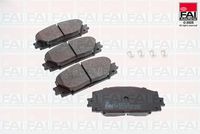 FAI AutoParts BP563 - Juego de pastillas de freno