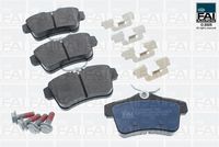FAI AutoParts FPBP447 - Juego de pastillas de freno