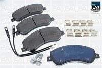 FAI AutoParts FPBP406 - Juego de pastillas de freno