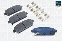 FAI AutoParts FPBP334 - Juego de pastillas de freno