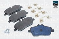 FAI AutoParts FPBP550 - Juego de pastillas de freno
