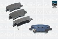 FAI AutoParts FPBP283 - Juego de pastillas de freno