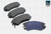 FAI AutoParts FPBP163 - Juego de pastillas de freno