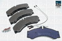 FAI AutoParts FPBP158 - Juego de pastillas de freno