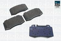 FAI AutoParts FPBP126 - Juego de pastillas de freno